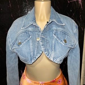 (NEW) Zara Cropped Jean Jacket 😇